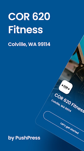 Android application COR 620 Fitness screenshort