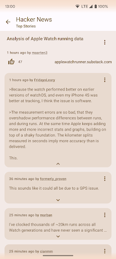 Hacker News Screen 2