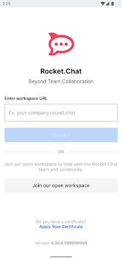 Android application Quirco Chat screenshort
