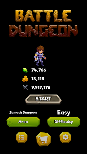 Android application Battle Dungeon screenshort