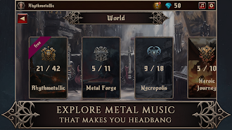 Game screenshot Rhythmetallic: Rock Guitar Tap apk download