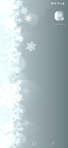 Android application Snow Flakes Live Wallpaper screenshort