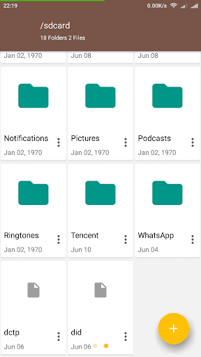 File Manager Screen 3