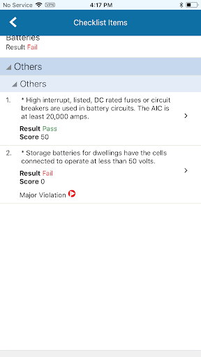Oracle Inspector Screen 3