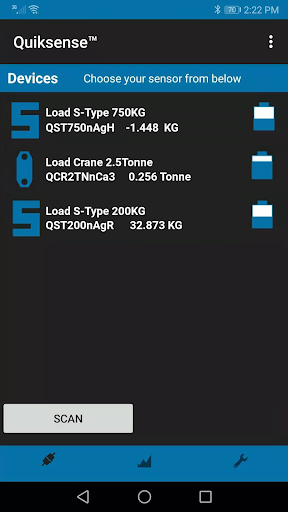 Quiksense App Screen 2