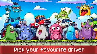 Game screenshot モンスタートラックレースゲーム mod apk