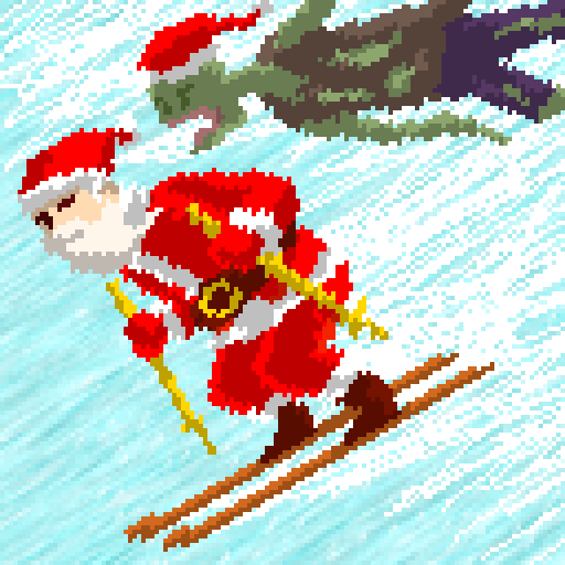 Santa Ski vs Zombies Ski  Icon