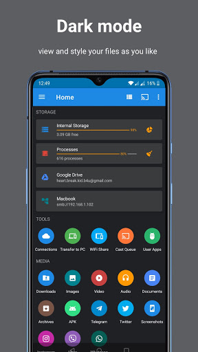 File Manager Android TV Pro Wear Cloud USB Wifi v4.9.8 Android