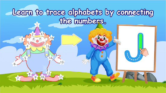 Dot to dot Game - Connect the dots ABC Kids Games 1