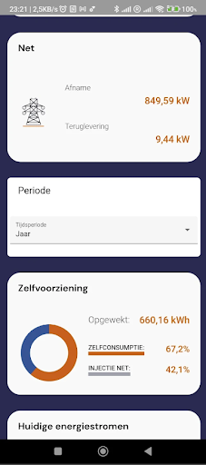 Android application FLOW Energy screenshort