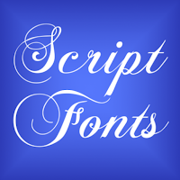 Script 2 Fonts for FlipFont®