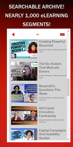 The Nonprofit Show eLearning Screen 3