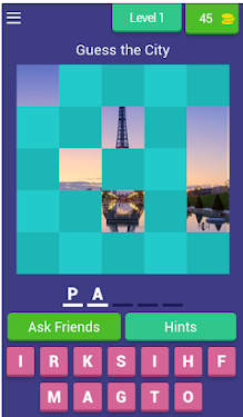 #1. Guess the City (Android) By: Big and Tasty