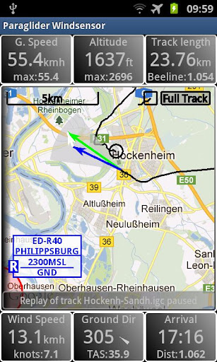 Paraglider Dashboard Screen 3