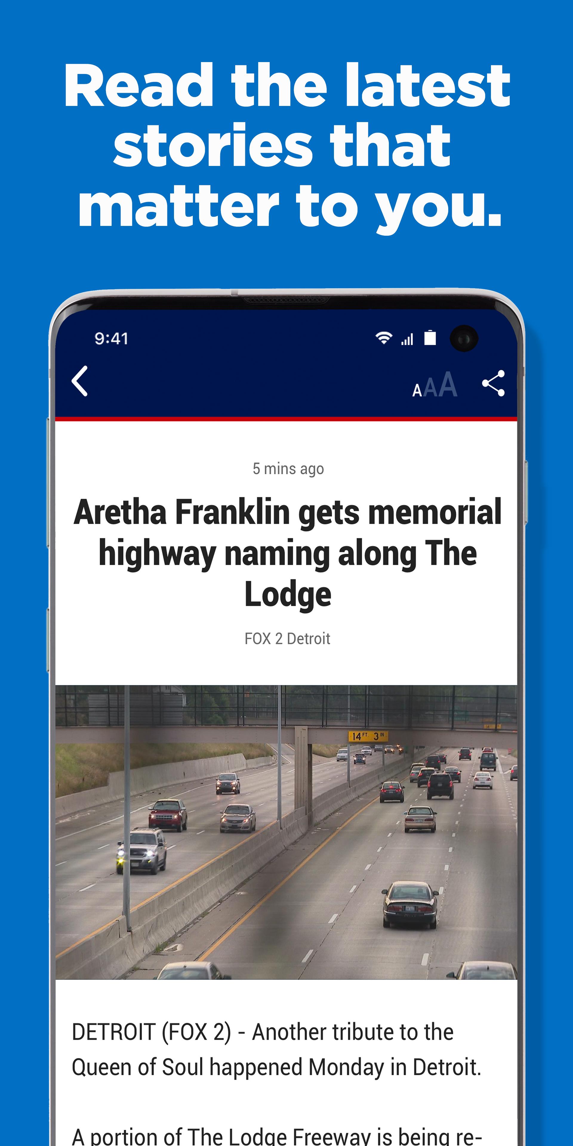 Android application FOX 2 Detroit: News screenshort