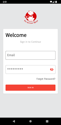 Android application PSE - Provider screenshort