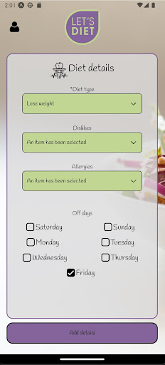 Letsdiet Screen 3