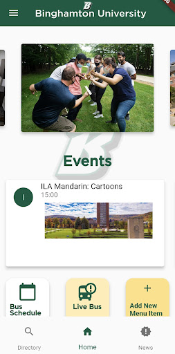 Binghamton University - bMobi Screen 2