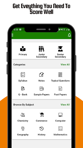 Android application Ecz Past Papers and Solutions screenshort