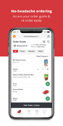 Android application Affiliated Foods screenshort