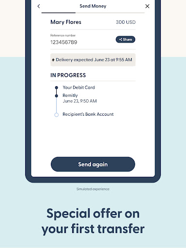 Screenshot of Remitly: Send Money & Transfer