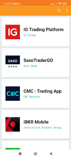 GoForex - Forex Brokers Desc Screen 2