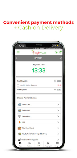 Android application Jagsfresh:Handpicked Groceries screenshort