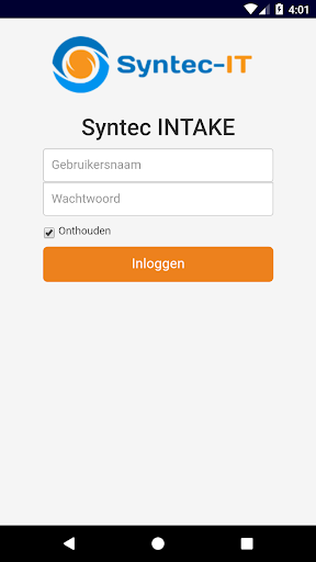 Syntec Occasions Inname Screen 2