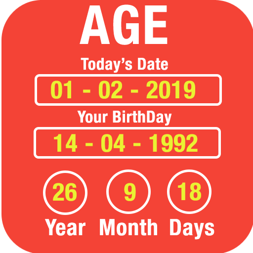 Age Calculator by Date of Birt  Icon