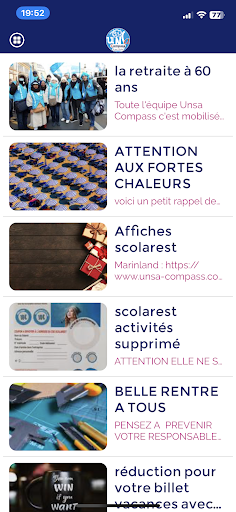 UNSA Compass Screen 3