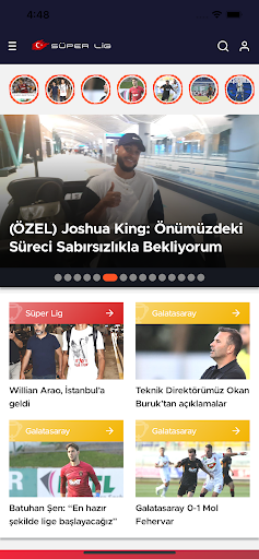 Android application Süper Lig Haberleri screenshort