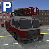 Fire Truck Game Parking City icon