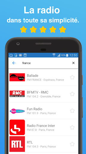 Aperçu de l'application