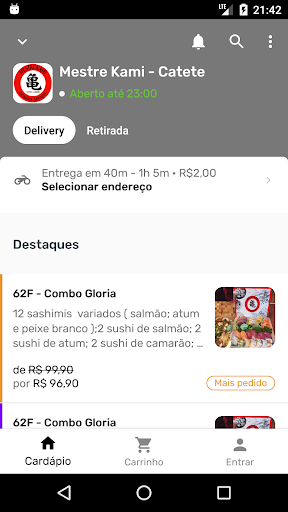 Android application Mestre Kami - Catete screenshort