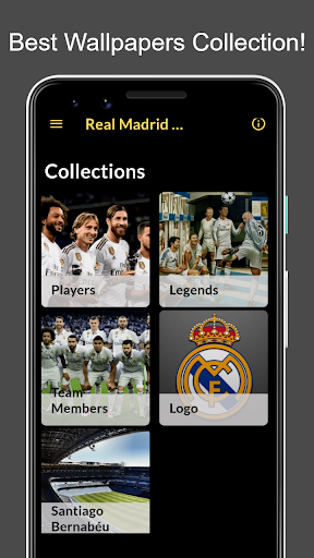 Android application Real Madrid Wallpapers Images screenshort