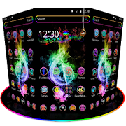 Hologram Neon Music theme  Icon