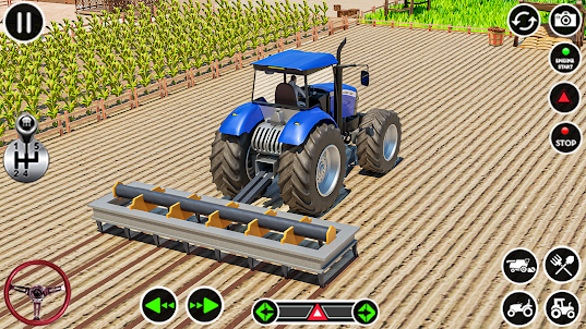 Tractor Farming Games: Farming