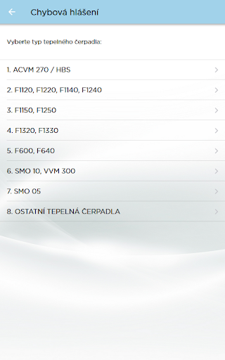 NIBE Servis Screen 2