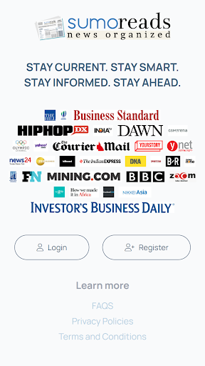 Android application Sumoreads: News Organized screenshort
