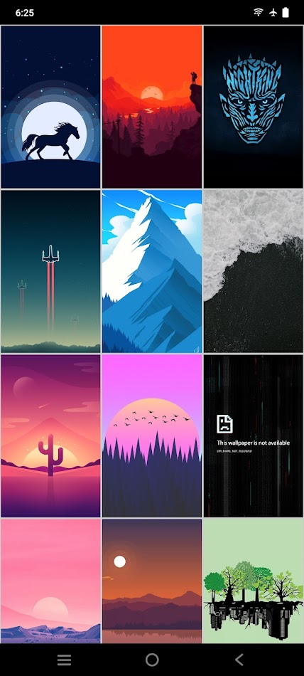 #4. Minimal Wallpapers (Android) By: Infinity