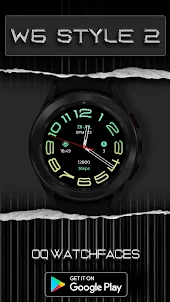 W6 Gradient Style For Wear OS