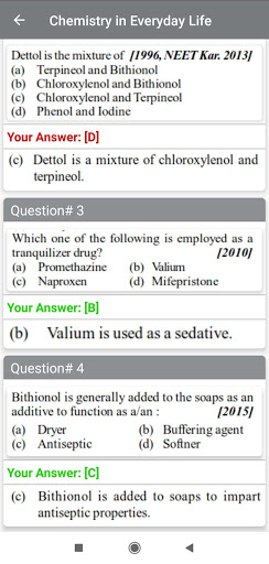 CHEMISTRY - NEET MCQs MOCK TES