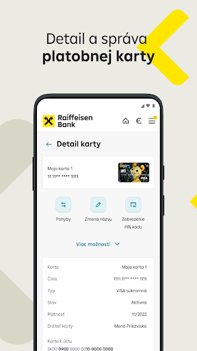 Screenshot of Raiffeisen Bank SK
