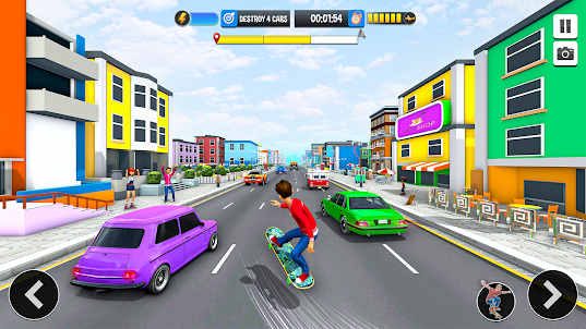 Skateboard Games: Car Games