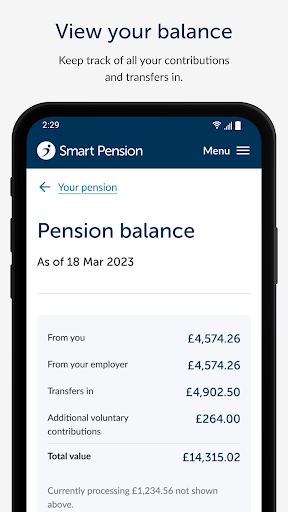 Smart Pension Screen 2