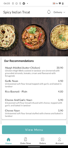 Spicy Indian Treat Screen 2