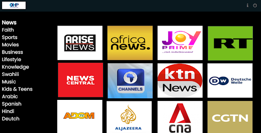 OH PRIME TV Android TV Edition Screen 2