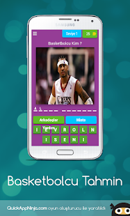 Basketbol Oyuncularu0131 Tahmin 8.1.3z APK screenshots 1