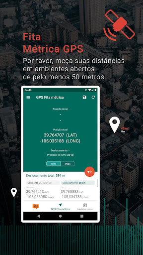 Visualização do aplicativo