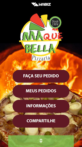 Android application Ma Que Bella Pizzaria screenshort